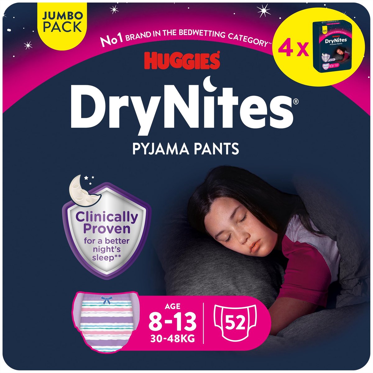 Omgoods - Nachtluiers voor Meisjes, 8-13 jaar, 52 Stuks