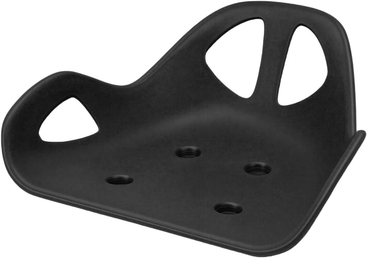 Go Kart Rugleuning - Skelter Stoel - Verbeterd Rijcomfort - Ergonomisch Ontwerp - 42 x 30 x 18 cm - Zwart