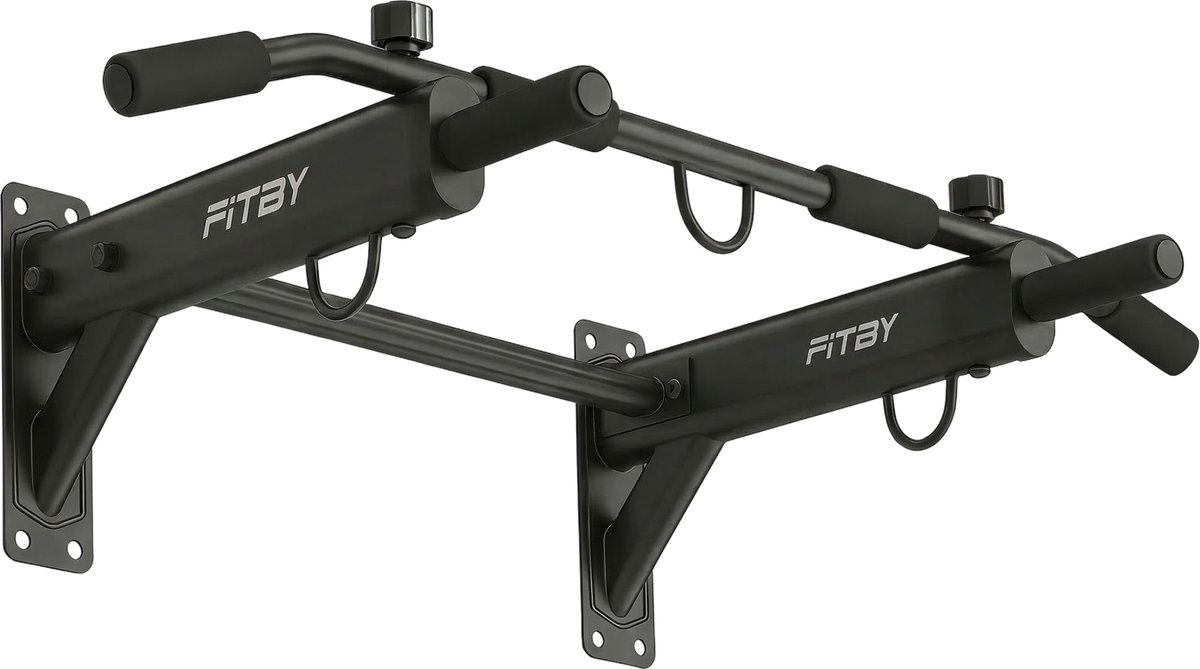 Fitby Pull Up Bar - Optrekstation - Pull Up Bar - Optrekstang - 4-in-1 Pull Up Bar - Home Gym - Zwart