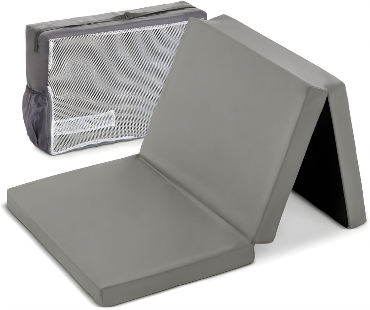 KIRA® Vouwmatras - Opvouwbaar Matras - Vouwbed - Logeermatras - Logeerbed - Grijs - ‎120cm x 6cm x 61cm