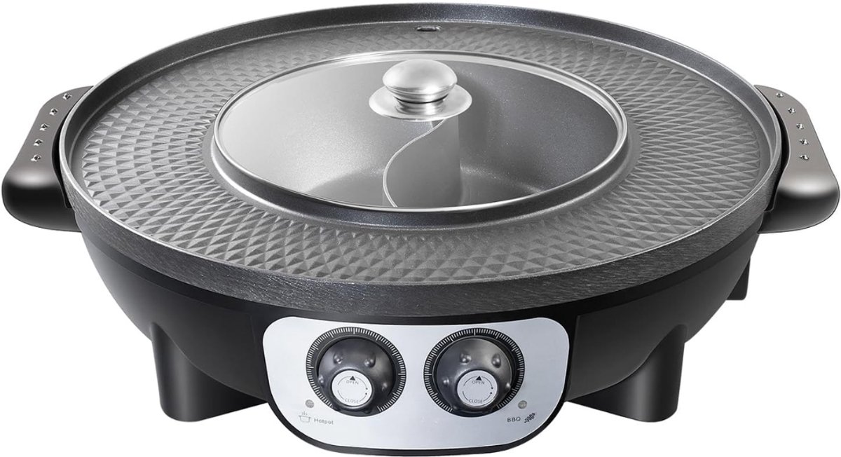 NIVA® Hotpot - Hotpot Electrisch - Elektrische Fonduepan - Zwart - 10cm x 30cm x 10cm