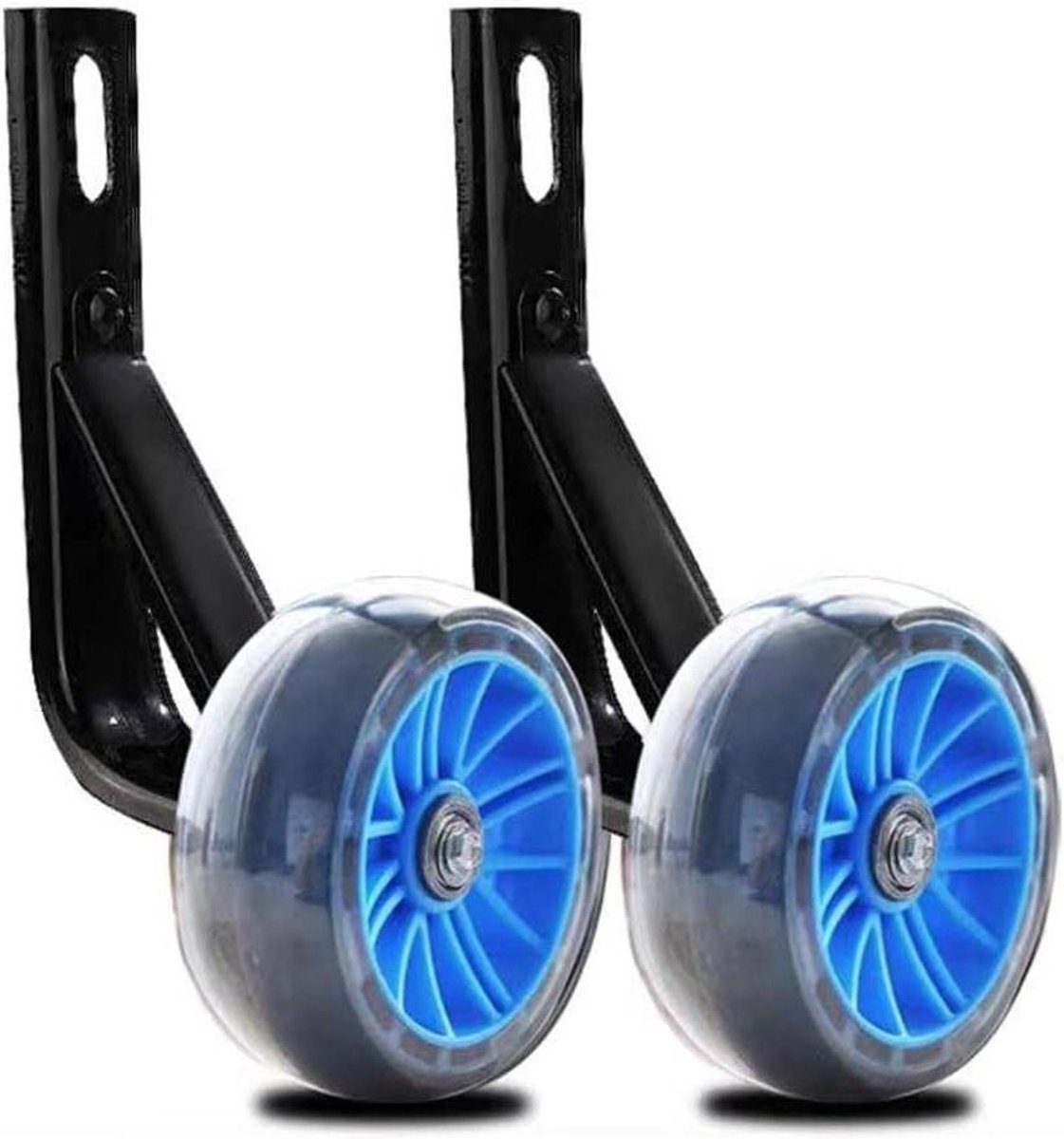Fiets Stabilisatoren Zijwieltjes Kinderfiets Veilig Leren Fietsen Verbrede Wielbasis 18 inch Blauw