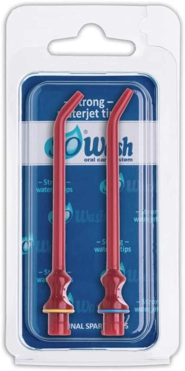 SnelShoppen - Sowash spuitmond 'Strong' voor mond irrigator - 2 stuks - krachtige waterstraal - ideaal voor interdentale reiniging, tandheelkundige br
