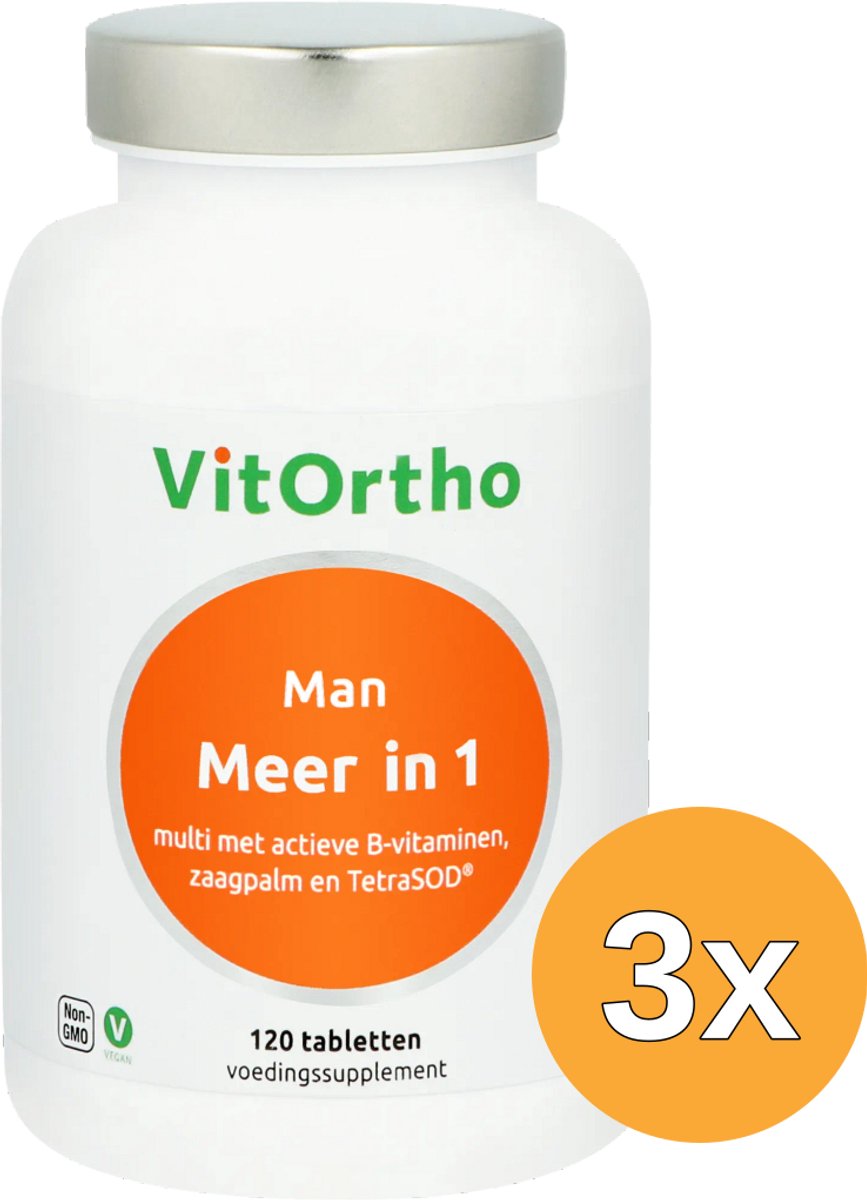 3x VitOrtho Meer in 1 man (120 tabletten)
