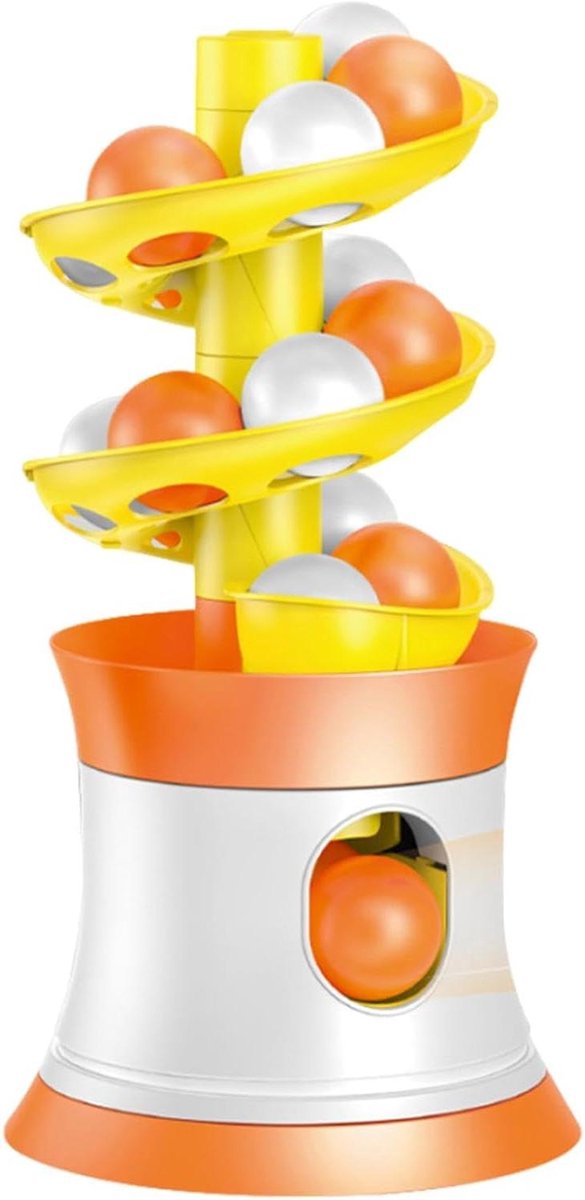 Tafeltennis Robot - Ballenwerper Trainingsserver - Tafeltennis Oefenen - Met 16 Ballen - 20x20x27cm - Wit