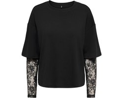 ONLY - ONLTAHLIA L/S LACE TOP PR JRS T-shirt pour femmes
