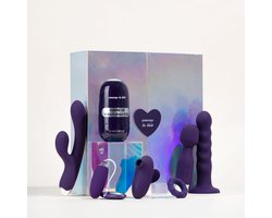 Erotische cadeauset met 7 premium sextoys - Totale waarde 290 € - Set 7 Dagen - Sextoys voor koppels, vrouwen en mannen - Vibrator, Rabbit, Wand & Cockring - Ultrazachte siliconen - Oplaadbaar