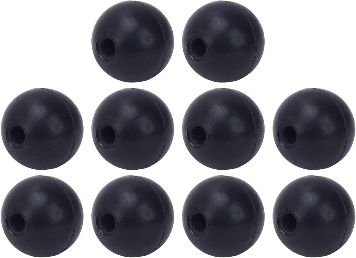 Kabelbalstopper - Fitness Accessoire - Kracht Training - Antislip Ontwerp - 10 Stuks - Zwart