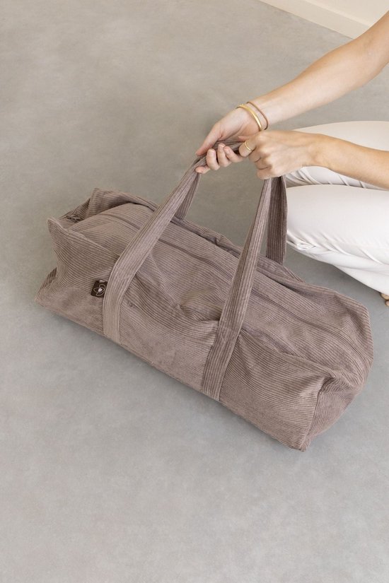 Luxe yogatas hummer rib taupe - Lotus van Luxe — afbeelding 3