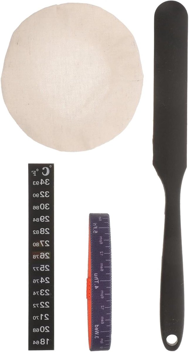 Fermentatie Starter Kit - Brood Starter Accessoires - Sourdough Bakken - Ademende Stoffen Deksel