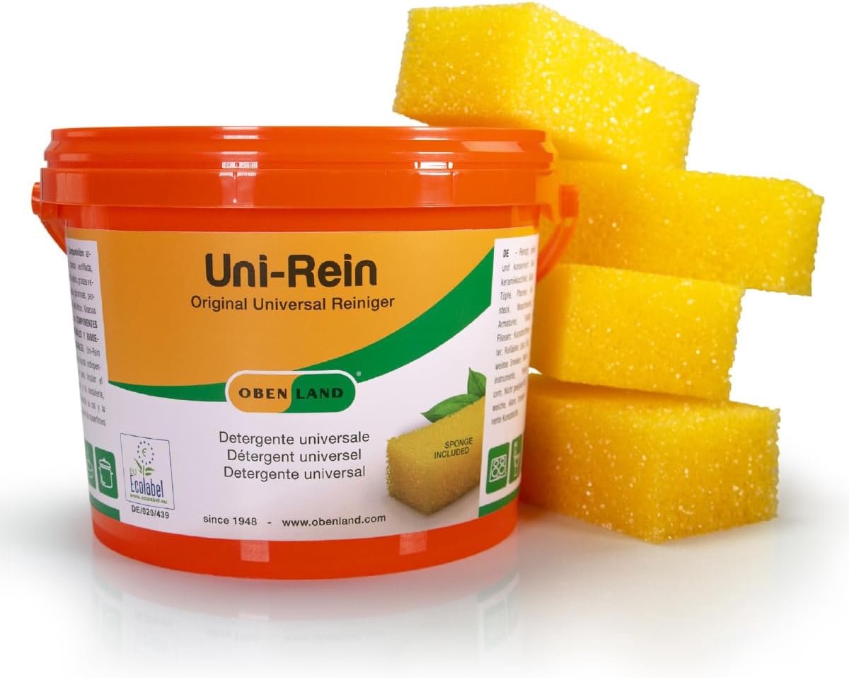SnelShoppen - Universele schoonmaker 1.5 kg incl. 4 sponsen - reinigingssteen voor keuken, badkamer, ramen, sneakers, keramiek, roestvrij staal, toile