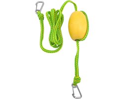 Sleeptouw Kajak - Drijvend Ankertouw - Watersport Veiligheid - Meerlaagse Versterkte Kern - 12ft - Hoog Zichtbaar