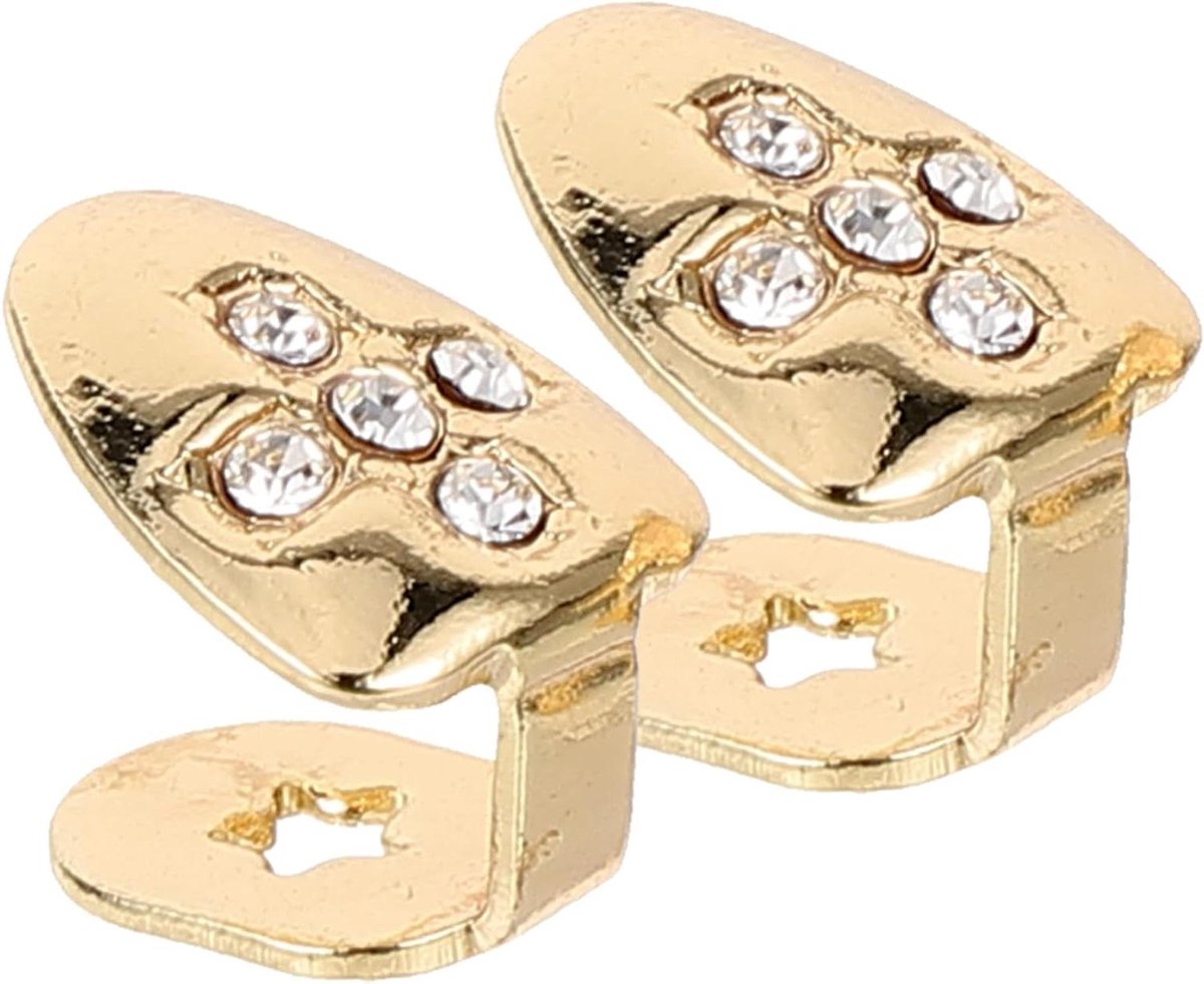 Grillz Tand Sieraden - Rapper Tanden - Cosplay Accessoires - Met Strass - 2g - Zilverkleurig