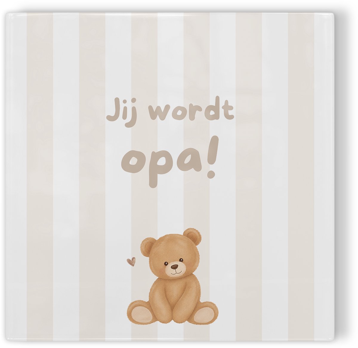 Tegeltje Jij wordt opa! - tegeltje zwangerschapsaankondiging - tegeltje met tekst