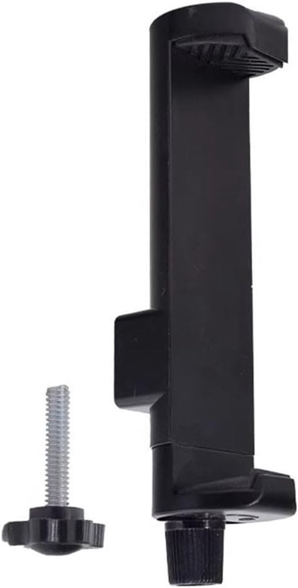 Roeimachine Telefoonhouder - Tablet Stand Fiets - Tijdens het Trainen - Brede Apparaatcompatibiliteit - 110-205 mm - Zwart