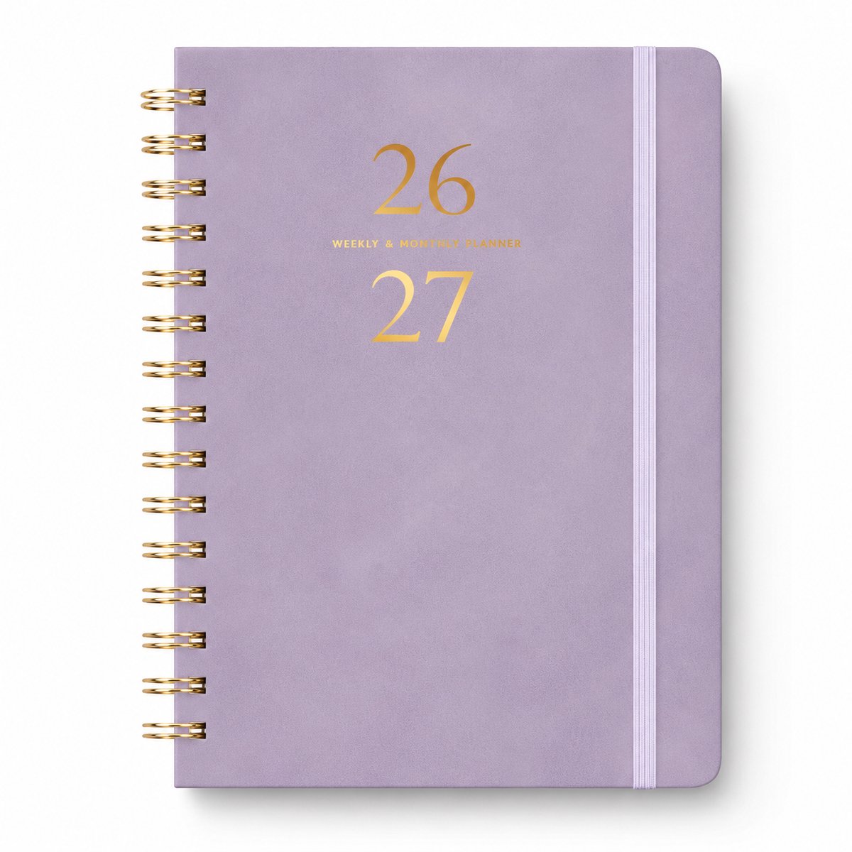 Bobypet - Academische Agenda 2026-2027 - Jaarplanner Juli 2026 tot Juni 2027 - Week en Maand Overzicht - Hardcover Planner met Tabs - Paars