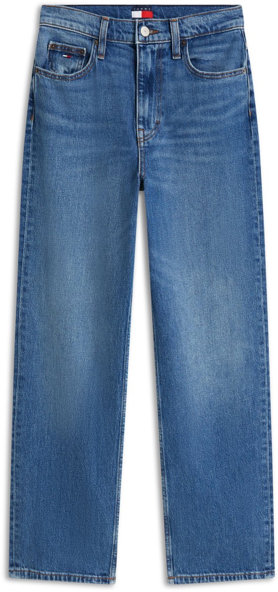 Tommy Jeans Layla High Rise Slim Str Dw0dw23158 1a5 Medium Dames Blauw
