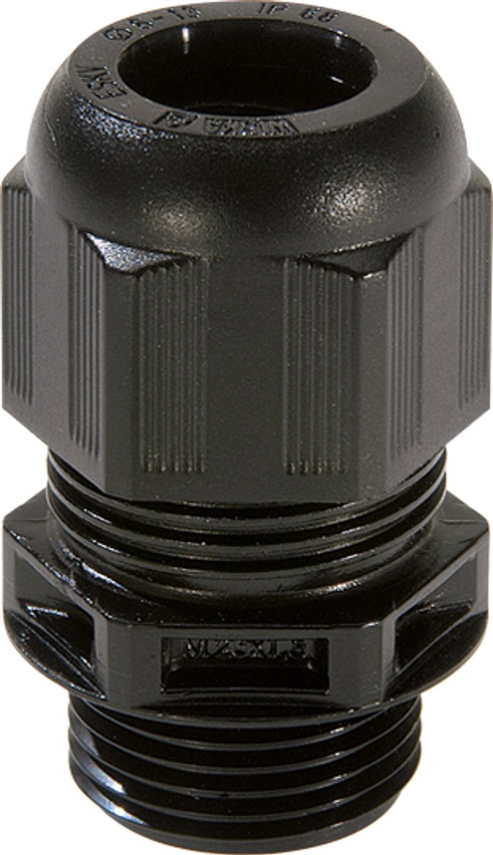 Wiska wartel Metrisch M63 34-48mm IP68 kunststof - zwart - per 3 stuks (10066127)