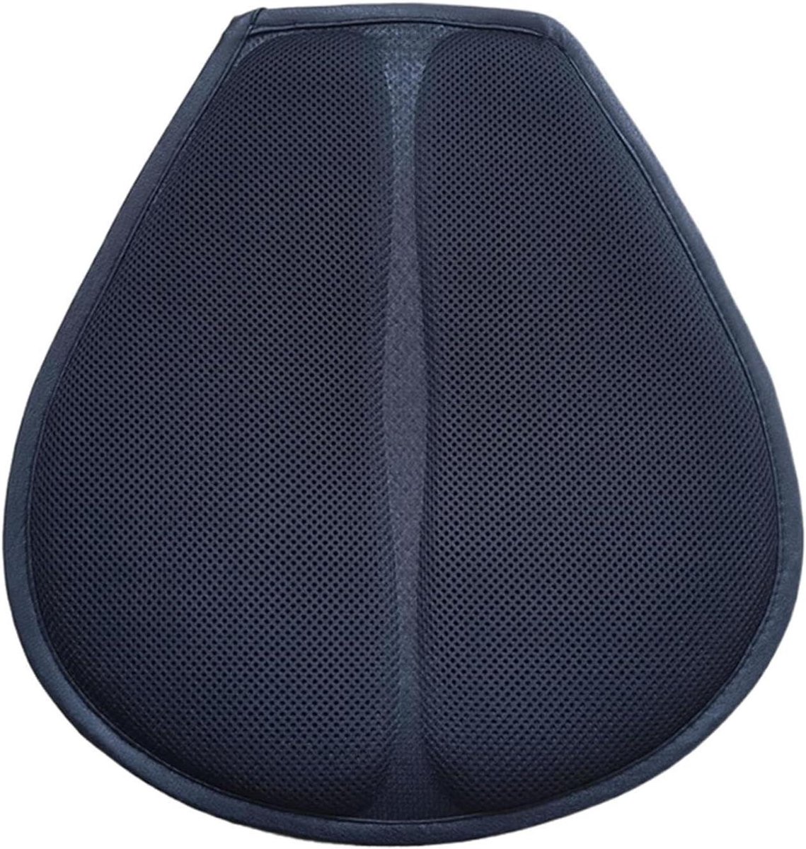 Motorstoelhoes - Zadelkussen Motor - Comfortabel Rijden - Ademend & Schokabsorberend - 38 x 35 x 1 cm - Zwart