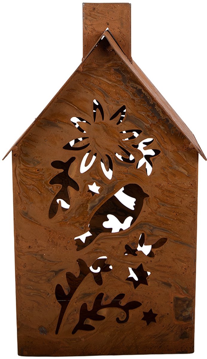 Clayre & Eef Decoratie Beeld 11x15x26 cm Bruin Metaal