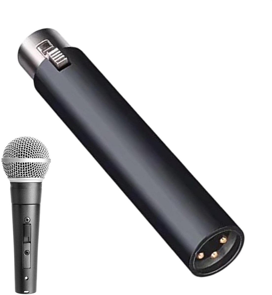 Microfoonvoorversterker - Vocale versterker Dynamische booster - Studio opnames - Transparantie met lage ruis - ca. 101 cm - Zwart