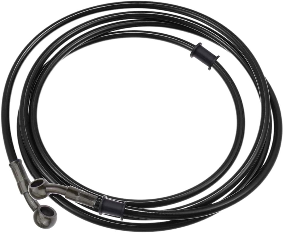 Versterkte hydraulische remolie slang voor motoren - 200 cm, 28 graden, roestvrij staal, geschikt voor motocross en motorfiets rem- en koppeling systemen