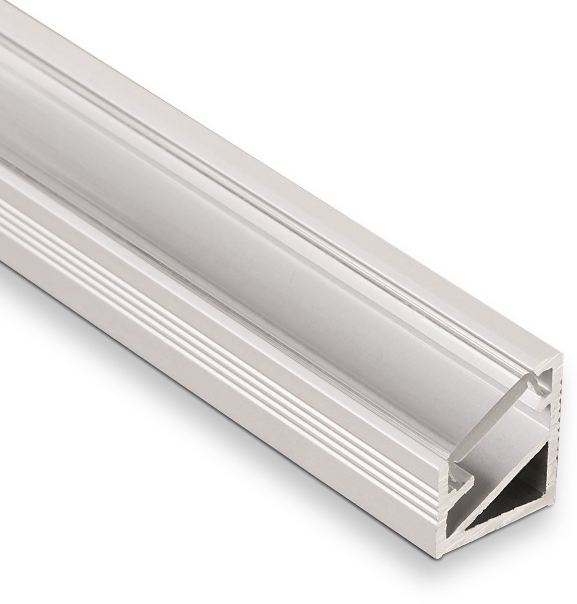 3 x LED Hoekprofiel-66 ALU geëloxeerd / klaar 2m voor LED strips