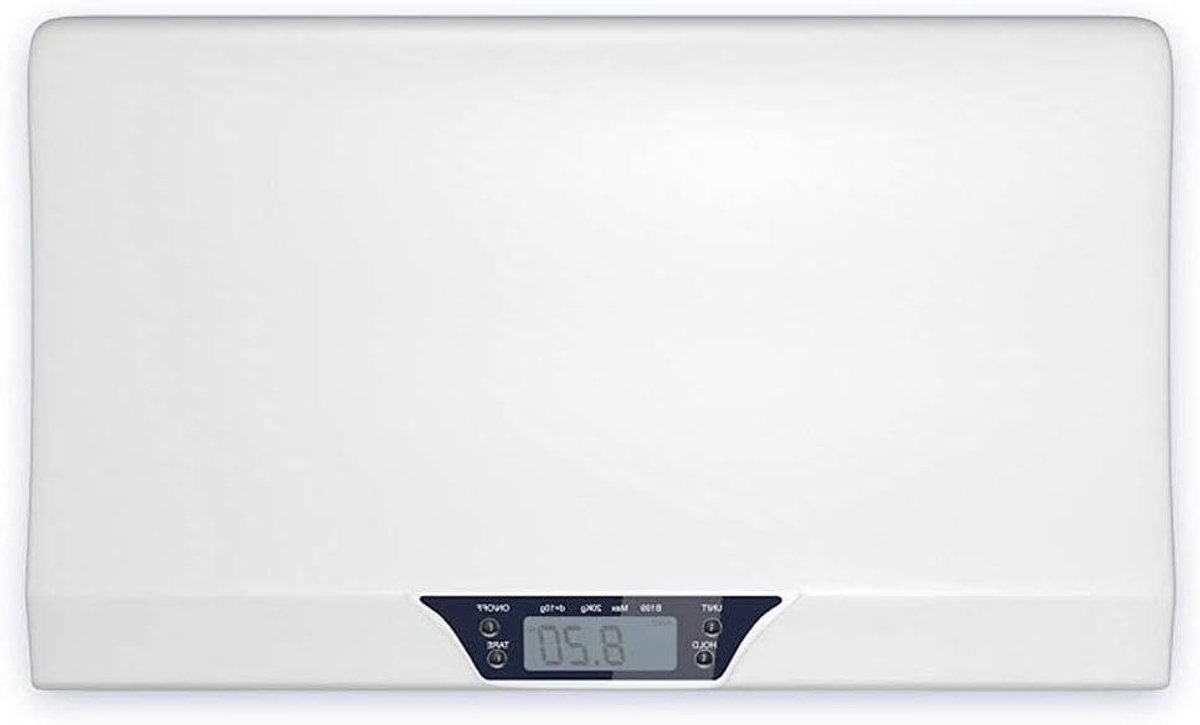 Baby Weegschaal - Huisdier Weegschaal - Gezondheid Monitoren - Hoge Precisie Sensor - 20 kg - Wit
