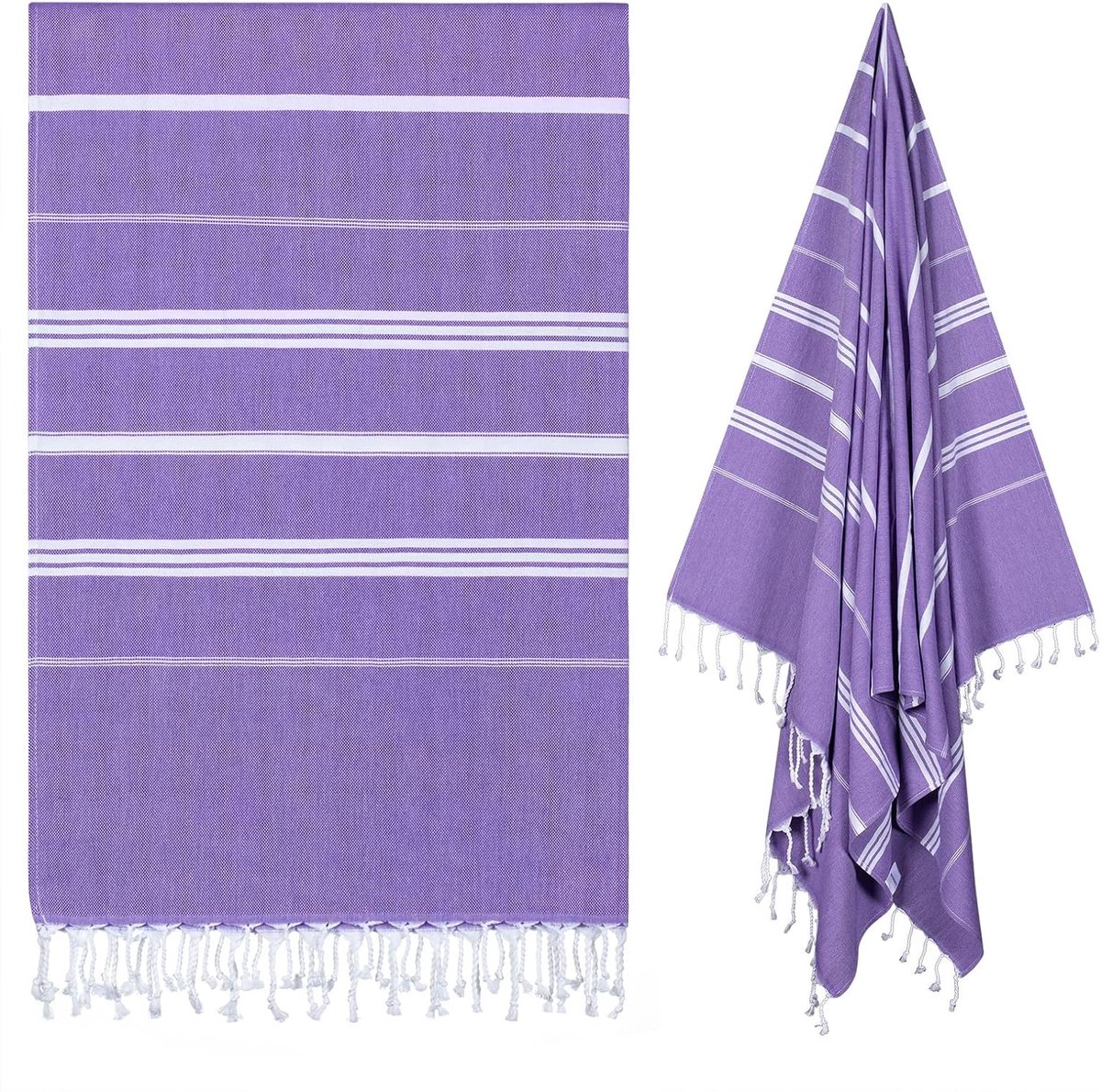 SnelShoppen - Oversized Turkse Strandlaken 100x178cm, Sneldrogend, Zandvrij, Dunne Strandhanddoek voor Volwassenen, Extra Groot Lichtgewicht Reishandd