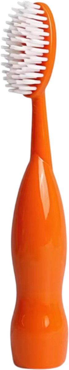 Zachte Grote Tandenborstel – Ultra Zachte Tandenborstel voor Mondverzorging, Tandreiniging, Tandvleesverzorging en Dagelijks Gebruik - Oranje