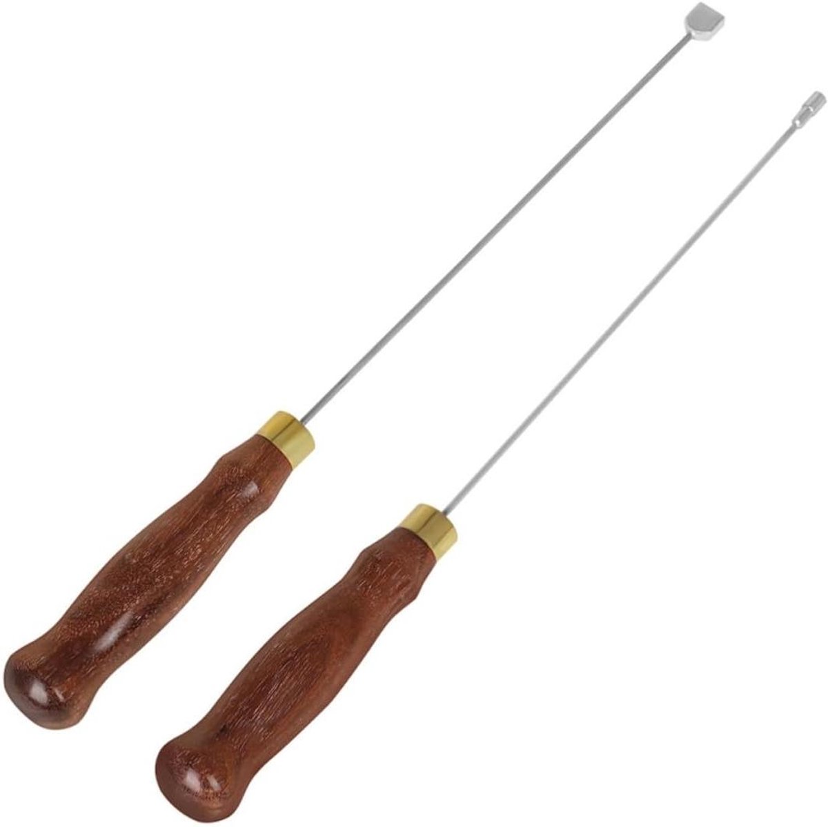 Pianostem set - Stemgereedschap Piano - Onderhoud Piano - Ergonomisch Gevormd - 29.90X2.50X2.50CM - Bruin