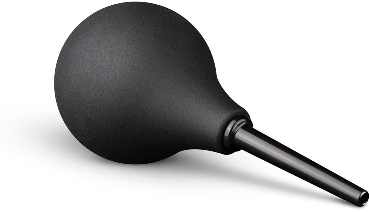 Anale douche - Intieme douche - Reinigingsdouche - Intieme hygiëne - Spoelfles - Geschikt voor anaal en vaginaal gebruik - 89 ml - Zwart - Jonyx