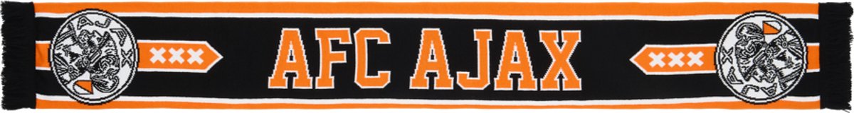 Ajax-sjaal zwart oranje