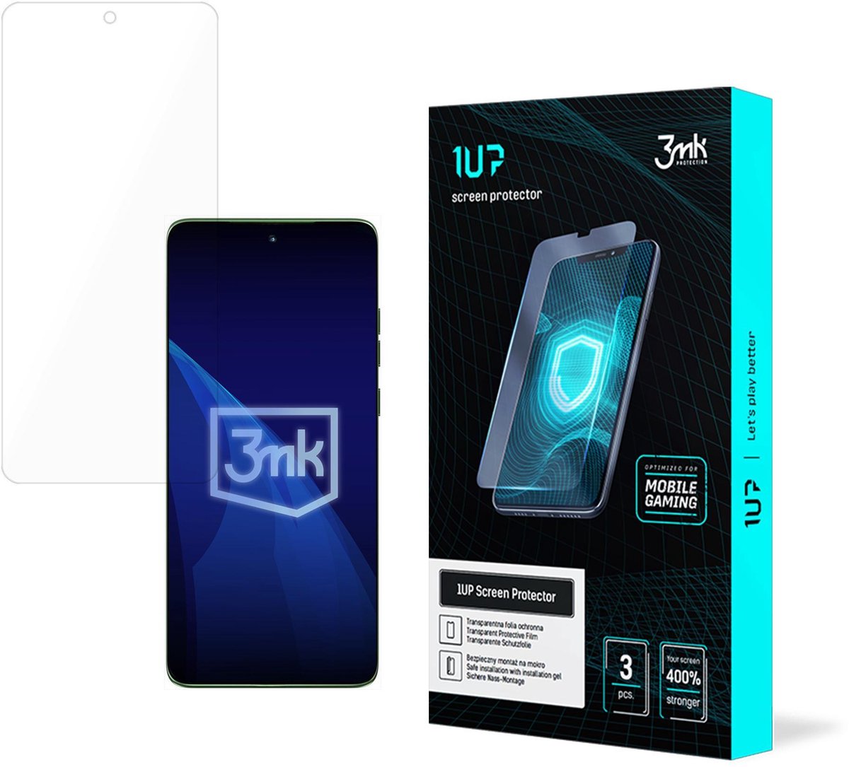 3Mk 1Up Bescherming Tegen Schuur En Krassen Voor Motorola Edge 60 Telefoon