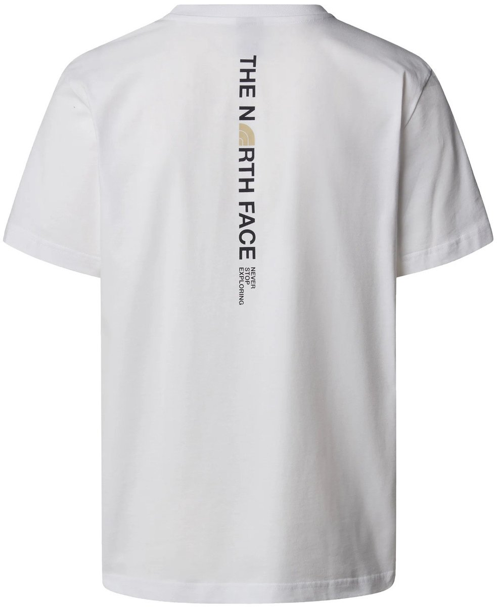 The North Face Vertical Logo SS T-shirt voor heren Katoen korte mouw The North Face Vertical Logo T-shirt heren katoen korte mouw regular fit Veelkleurig
