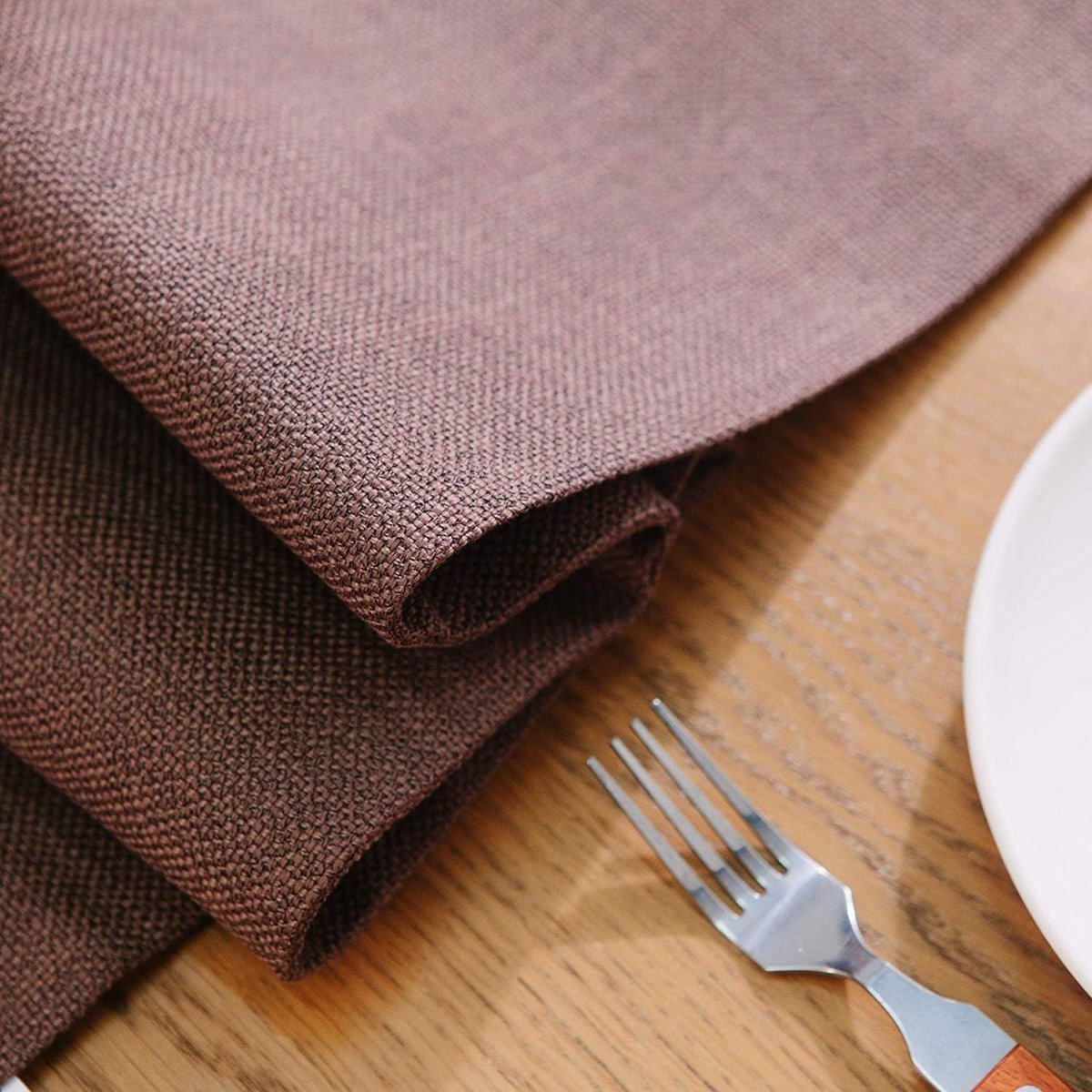 Tafelloper - 30x80 cm - Koffiebruin - Geschikt voor eettafels, woonkamers, bruiloften en feesten - tafelkleed