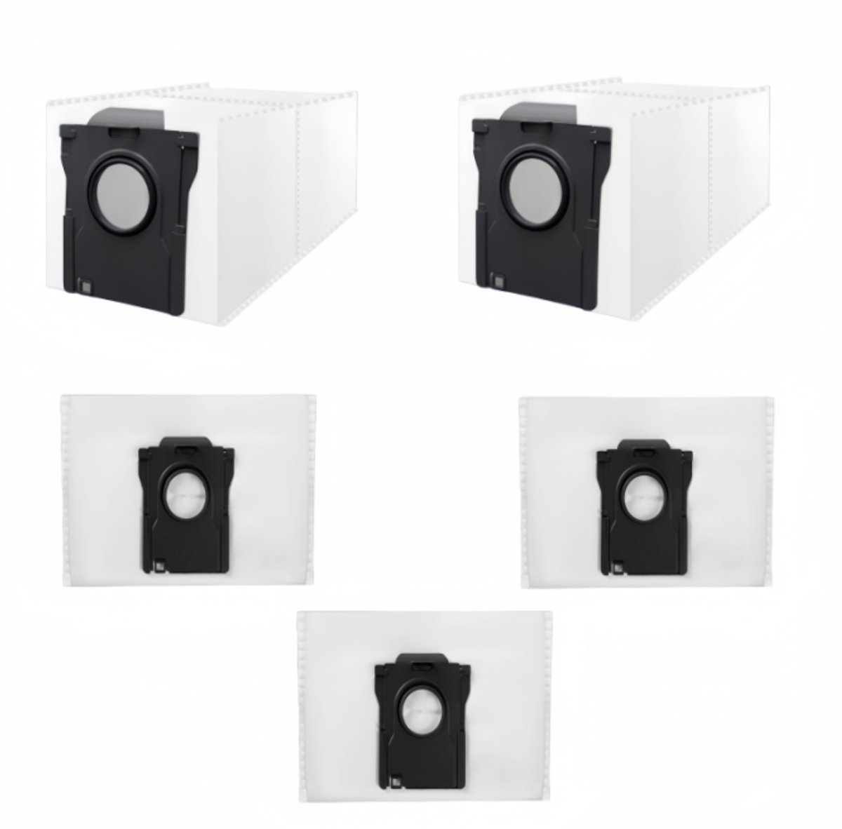 5 Stuks Stofzakken Geschikt voor Dreame D20 Plus & D20 Pro Plus - Vervangt RDB17 - 3L Stofzuigerzakken voor Afzuigstation
