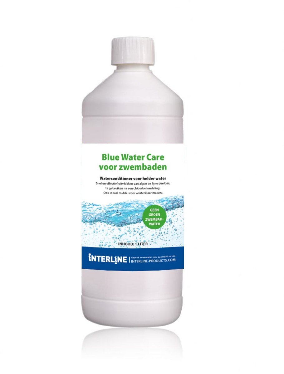Interline Blue Water - Waterconditioner - 1 Liter (De vernieuwde Anti Alg)