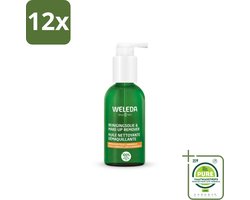 WELEDA - Reinigingsolie & Make‑up Remover - 150 ml - Voordeelverpakking - 12 stuks - Reinigingsolie…
