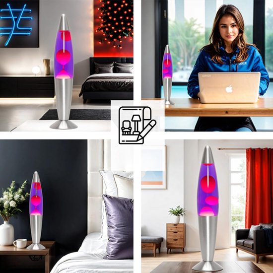 Zavio® Lavalamp voor Kinderen - Plasmalamp Volwassenen - Sfeerlicht van zavio — afbeelding 4
