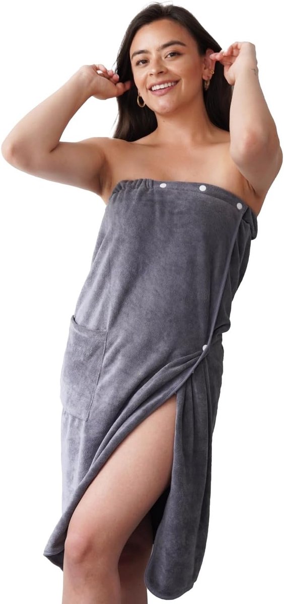Badjas Dames Sauna Handdoek Badponcho