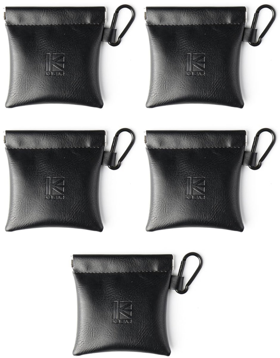 Omgoods - BP01 Plus Hoofdtelefoon Tas - Magnetische Sluiting voor IEM's - PU Leer