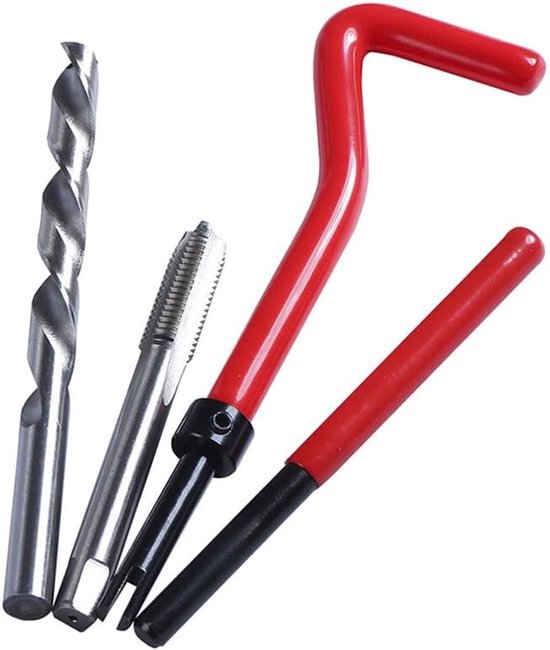 net, Helicoil, Helicoil M5 M6 M8, schroefdraad, 75 stuks reparatie van schroefdraad M5 M6 M8 Schroefdraad Reparatieset Helicoil inzetstuk — afbeelding 5