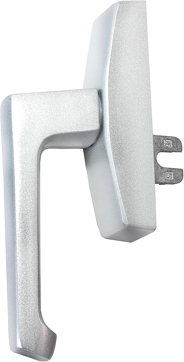 Roto aluminium handvat zonder logo, zilver
