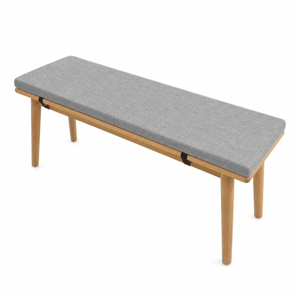 Omgoods - Bankkussen 100x40x2 cm met Antislip Onderkant voor Binnen en Buiten