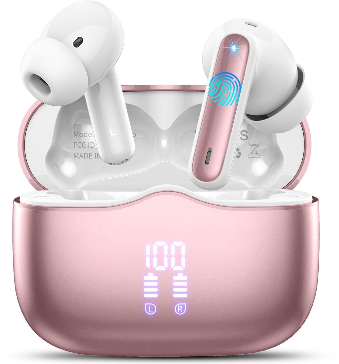 Omgoods - Draadloze Bluetooth 5.3 Hoofdtelefoon met 48 Uur Speeltijd