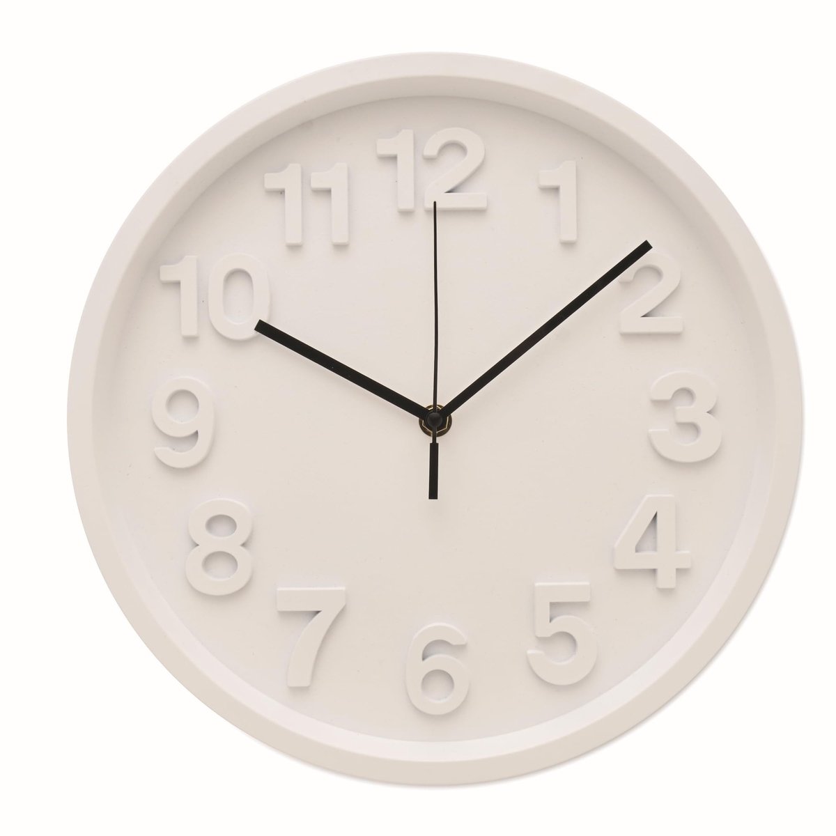 Omgoods - Moderne Ronde Wandklok 30 cm - Stil en Elegant Design voor Binnen en Buiten