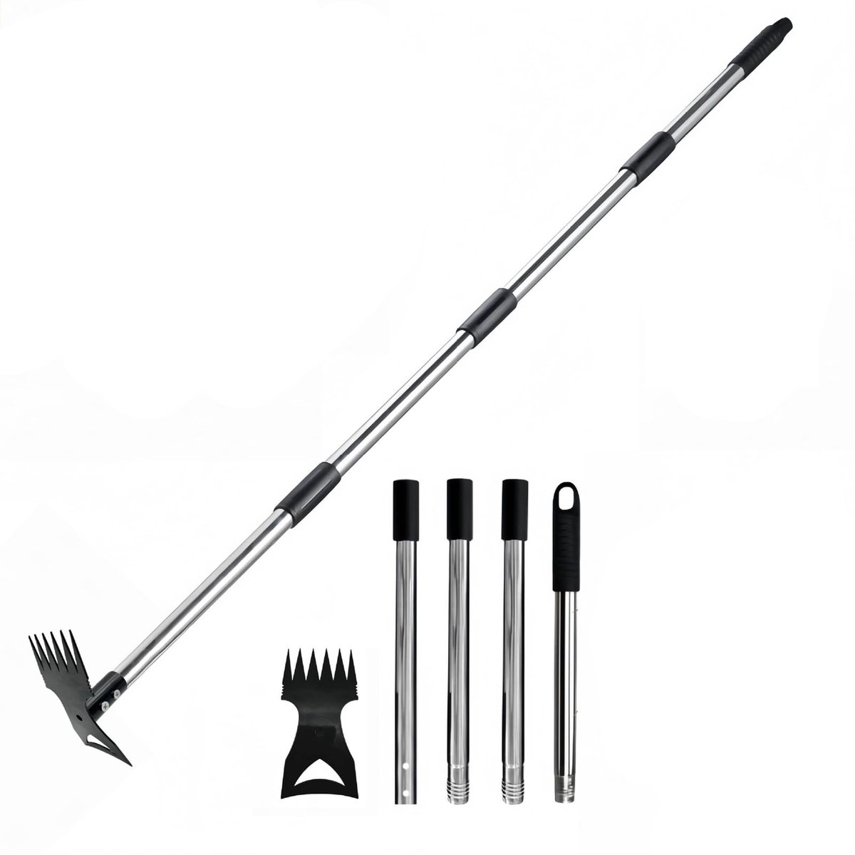 Omgoods - 150 cm Onkruidverwijderaar 2-in-1 met Lange Handgreep