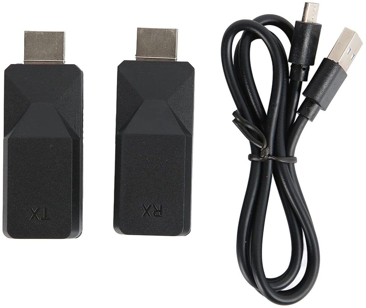 HDMI-zender en -ontvanger, HDMI-extenderkit, 1920 X 1080 165ft Cat5 Cat6 Ethernet RJ45 Naar HDMI-adapterconverter voor Projectormonitor HDTV, Plug and Play