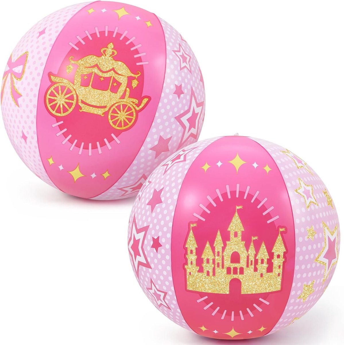 Prinsessen strandbalset, 2-delig, 40 cm strandballen